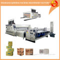 Packaging corrugated cardboard paper carton box manufacturing making machine prices